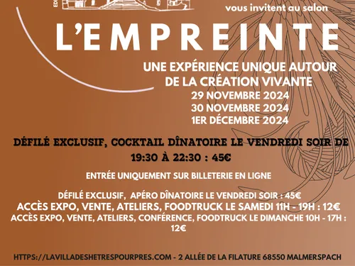 L’Empreinte : salon de Création Vivante avec Tania Zekkout