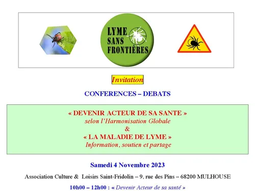  Événement Lyme à Mulhouse