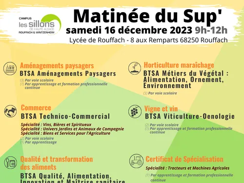 Matinée du Sup' aux Sillons de Haute Alsace