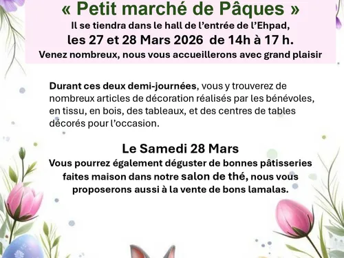 EHPAD DE RIXHEIM - MARCHE DE PAQUES