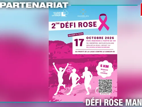 OCTOBRE ROSE : CANNES RADIO PARTENAIRE DU DEFI ROSE DE...