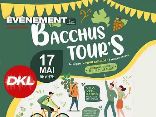 DKL partenaire du Bacchus Tour's 2026 !