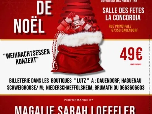 Dauendorf : dîner-concert de Noël