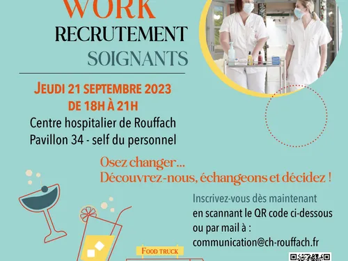 Afterwork recrutement soignants au centre hospitalier de Rouffach