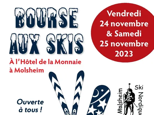 La bourse aux skis le week-end du 24/25 à Molsheim