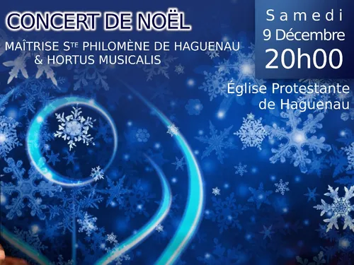 Concert de Noël Maîtrise Ste Philomène Haguenau