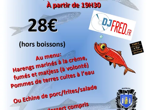 RHINAU : soirée harengs !