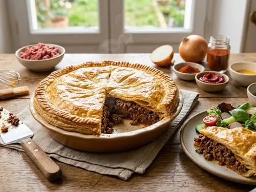 TOURTE À LA VIANDE HACHÉE