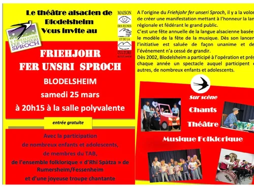 Friehjohr fer unsri Sproch