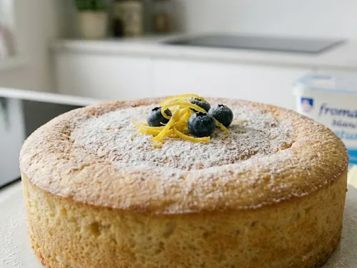 Gâteau au fromage blanc léger et sans gluten