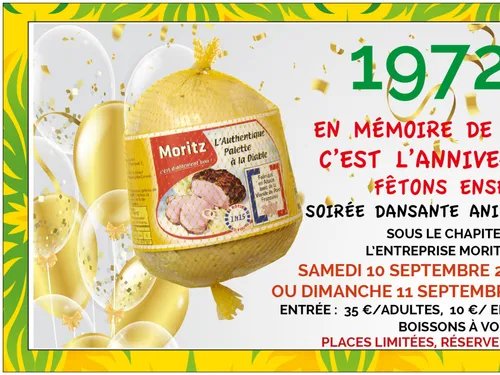  50ème anniversaire de LA PALETTE A LA DIABLE par MORITZ