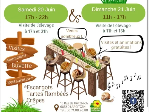 Fête avec les Escargots de Margaux à Largitzen 