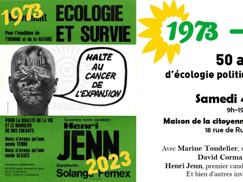 50 ans d'écologie politique en Alsace 