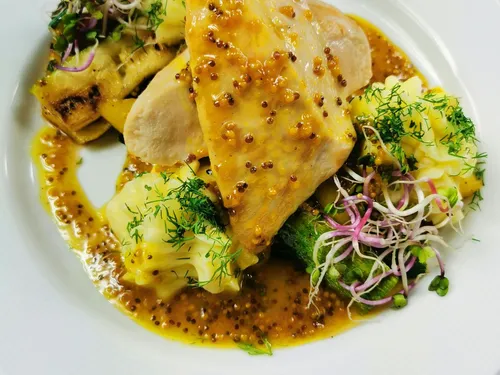  Poulet sauce moutarde