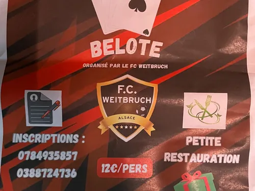 Concours de belote F.C. Weitbruch