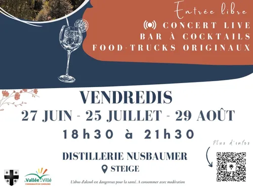 Crépuscules Spiritueux à la distillerie Nusbaumer 