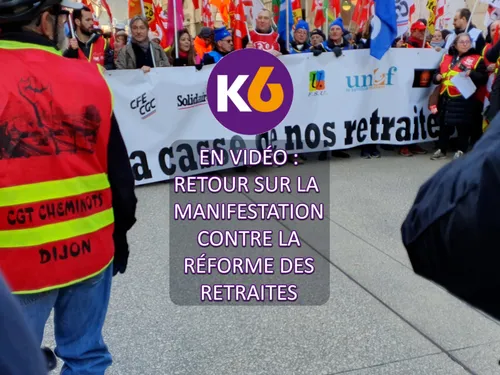 En vidéo : retour sur la manifestation contre la réforme des retraites