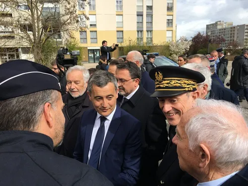Gérald Darmanin au soutien des élus et des habitants de Dijon 