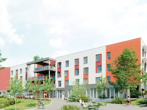 Un bâtiment flambant neuf pour l’EHPAD du site Champmaillot du CHU...
