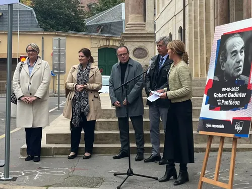 Dijon honore Robert Badinter : les mots forts de Nathalie Koenders