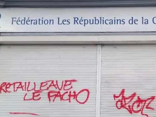 Vandalisme à Dijon : la permanence des Républicains visée par un...