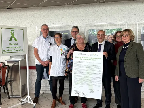 Le CHU Dijon Bourgogne nommé ambassadeur du Don d’Organes
