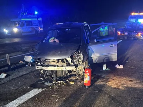 Un accident impressionnant sur l'autoroute A36 