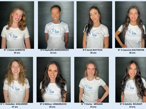 Huit candidates pour l’élection miss Côte-d’Or 2025 