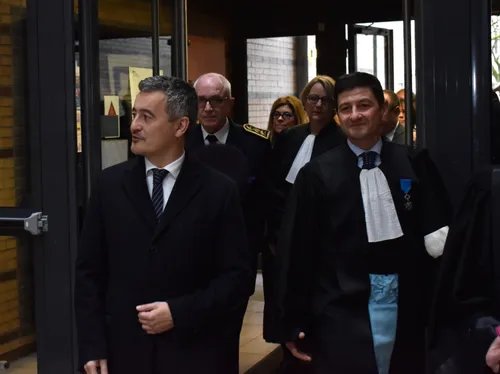 Gerald Darmanin était en visite à Dijon ce jeudi