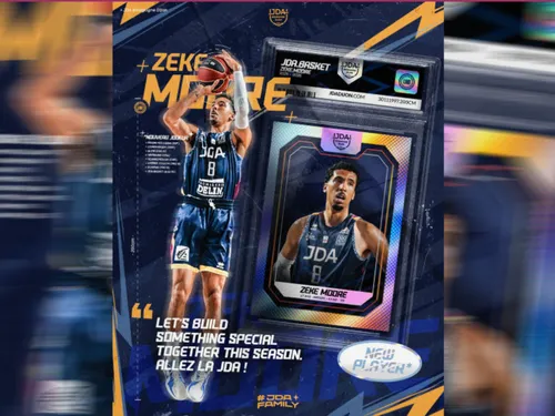 Zeke Moore, nouvelle recrue de la JDA Basket 