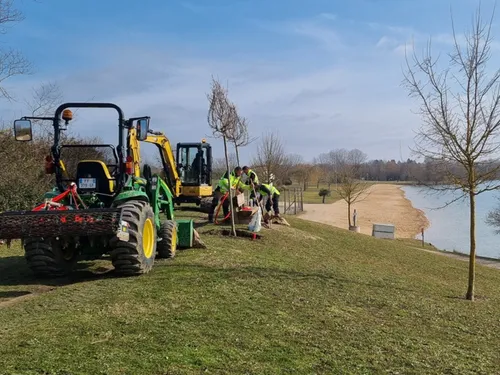 De nouveaux arbres à la base de loisirs d’Arc-sur-Tille 