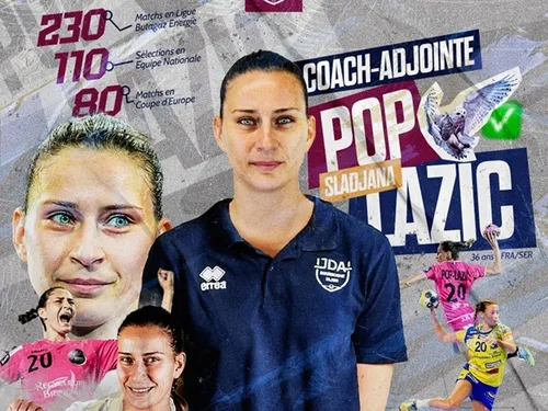 Une entraineur adjointe arrive à la JDA handball 
