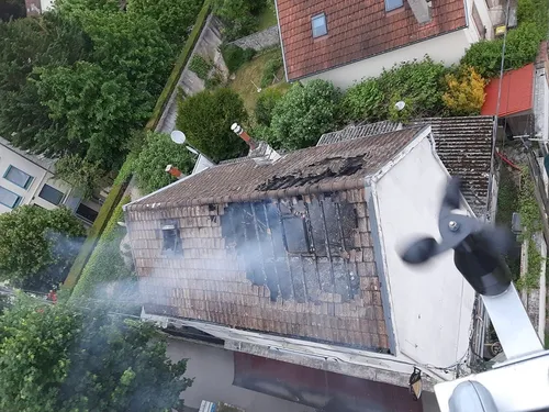 Un incendie ce lundi matin dans une maison à Dijon 