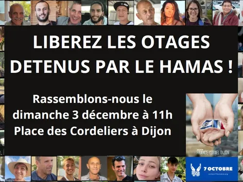Conflit Israël – Hamas : un rassemblement ce dimanche à Dijon