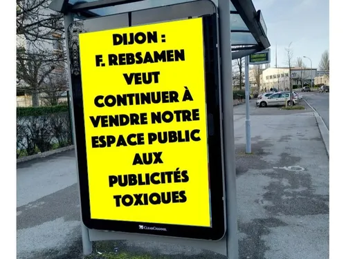 Trop de pub à Dijon : « Un choix honteux et irresponsable » ?