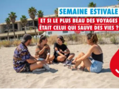 Cet été, donnez votre sang et voyagez !