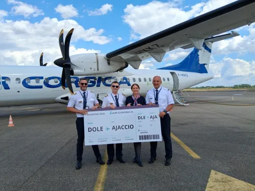 Une nouvelle ligne aérienne a ouvert entre Dole et Ajaccio pour...