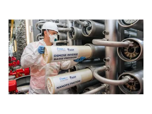 Une « étape historique » dans la production d'eau potable...