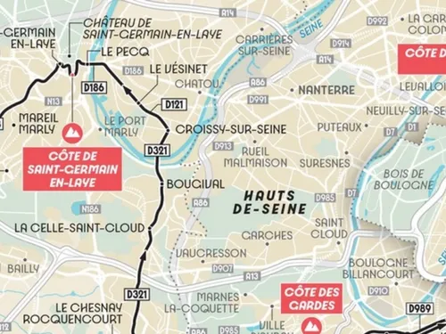 Croissy-sur-Seine incluse dans le tracée de l'épreuve olympique de...