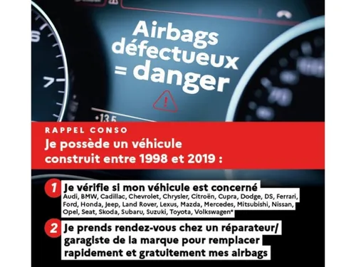 France : le scandale des airbags Takata prend de l'ampleur