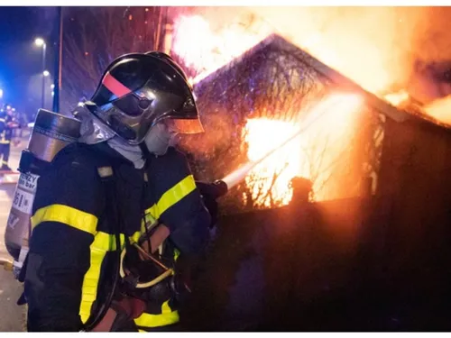 Des explosions et une longue fumée noir hier à Mareuil-sur-Ourcq