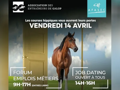 Le 1er Forum de l'emploi et des métiers des courses hippiques...
