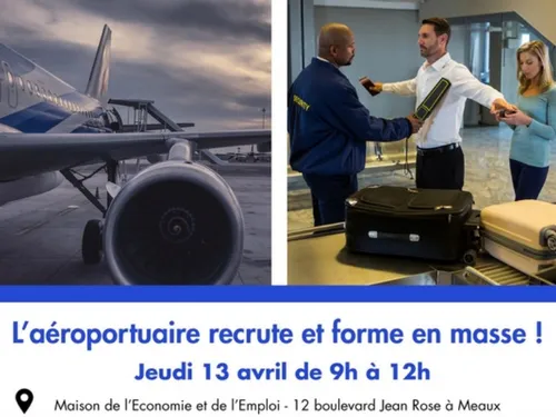 Une matinée de recrutement pour les métiers de l'aéroportuaire à...
