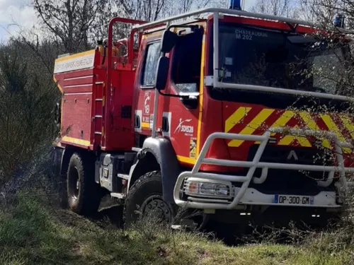 Une maison est partie dans les flammes en Eure-et-Loir 