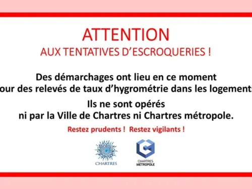 Des escrocs écument Chartres