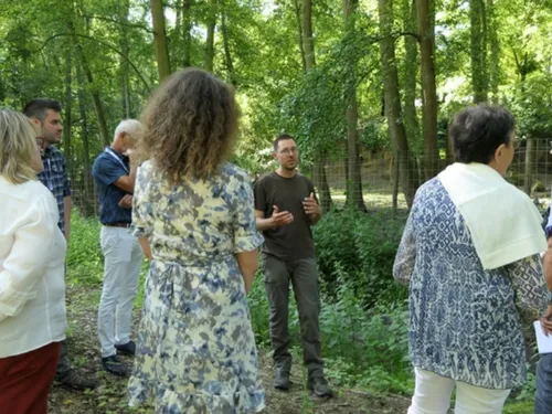 Crépy-en-Valois a reçu une visite d'importance hier mercredi