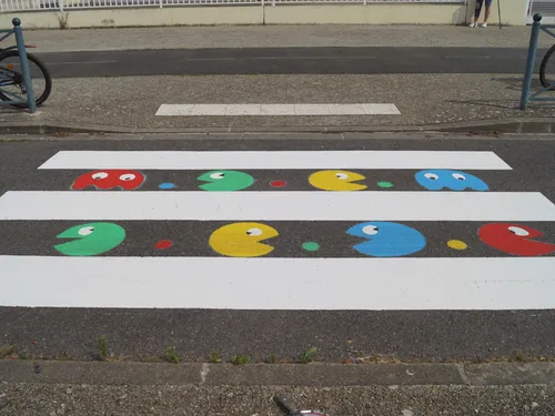 À Vaires-sur-Marne, les passages piétons ont pris des couleurs 