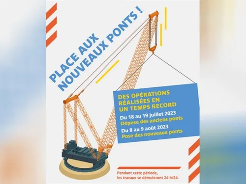 Une gigantesque grue va passer à l'action à Massy