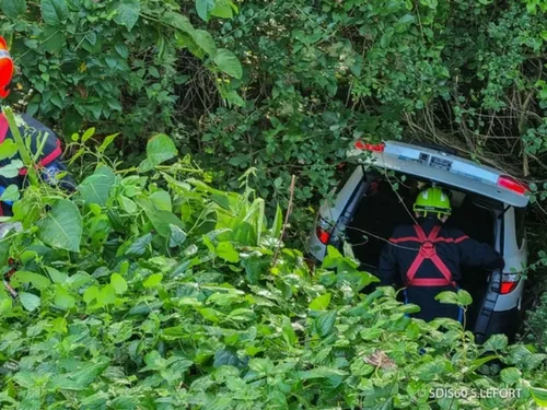 Une automobiliste fait une chute de six mètres à Mareuil-sur-Ourcq