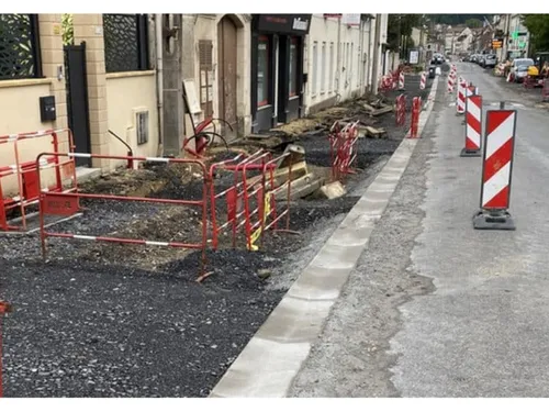 L'important chantier de la rue de la République suit son cours à...